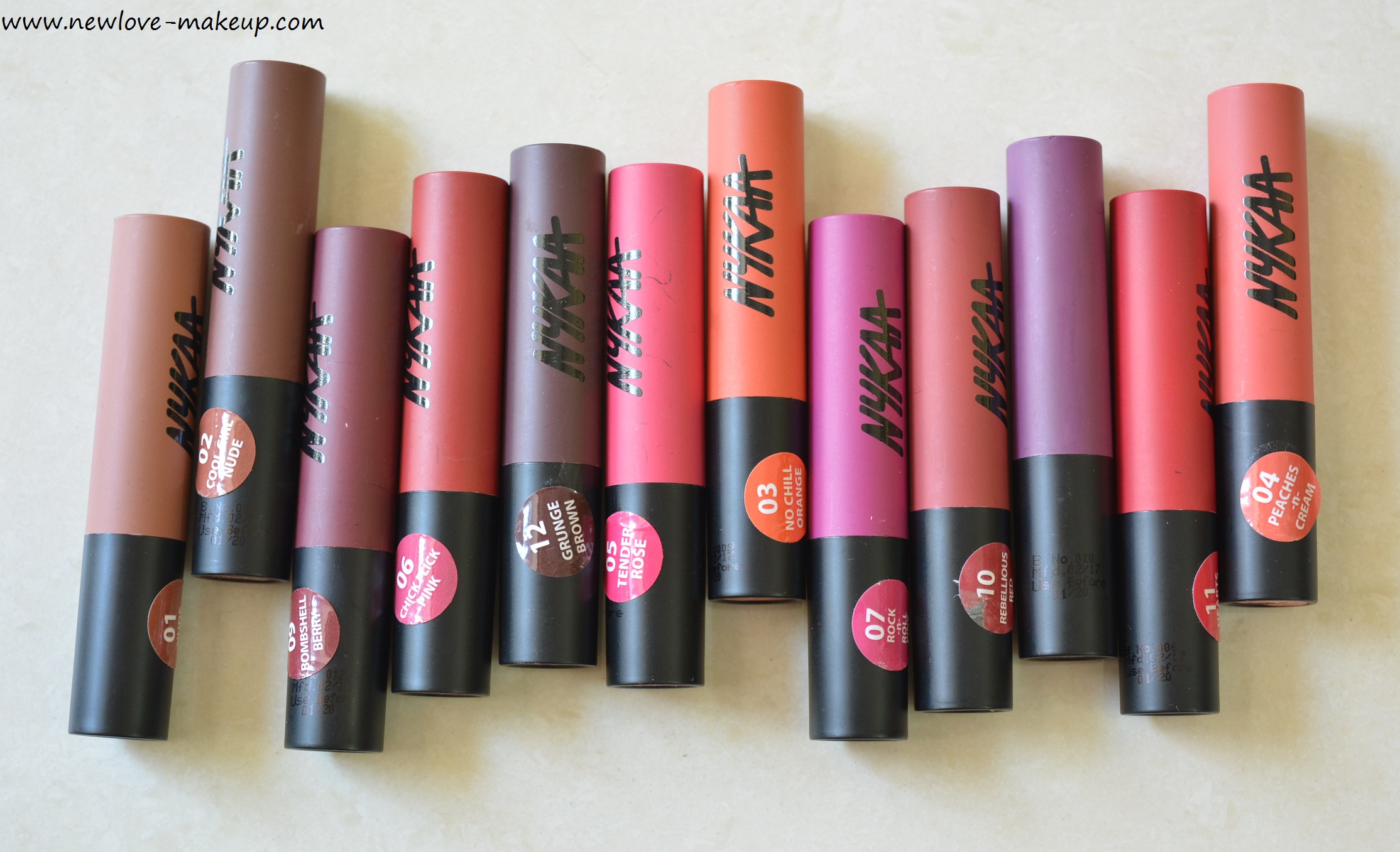All Nykaa PaintStix Review, Swatches