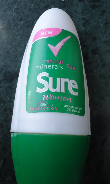 Sure Women Natural Minerals Pure Anti Perspirant Roll On Review