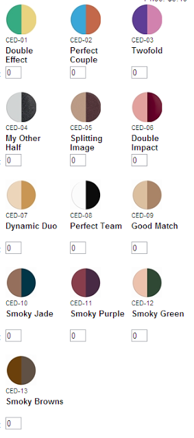 Jordana Color Effects Powder Eyeshadow Duo Review, Swatches