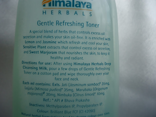 Himalaya Gentle Refreshing Toner Review