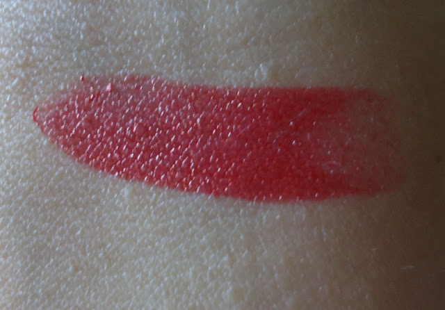 Lotus Herbals Moist Petals Lipstick Red Rover Swatches