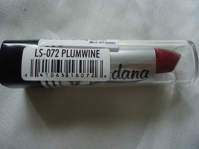 Jordana Ls-Lipstick Plum Wine Review,Swatches