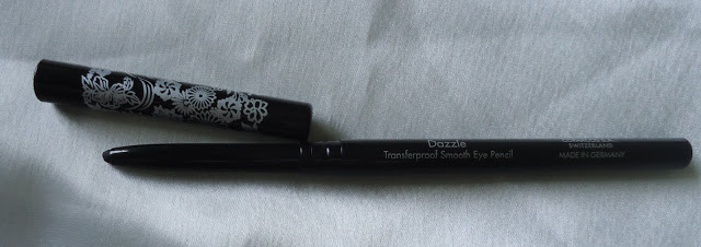 Chambor Black Dazzle Eyeliner Pencil Review,Swatches