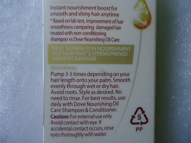 Dove Nourishing Oil Care Vita Oil Serum Review