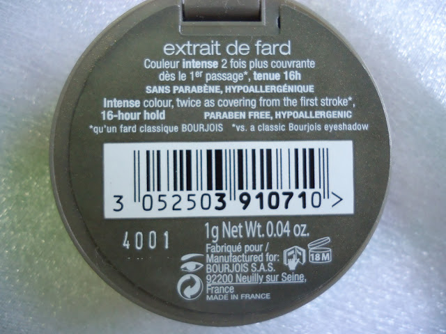 Bourjois Intense Extrait Eye Shadow 07 Review, Swatches