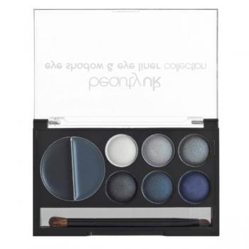 Beauty UK Eye Shadow and Eye Liner Palette No. 3 Smoke Screen Swatches