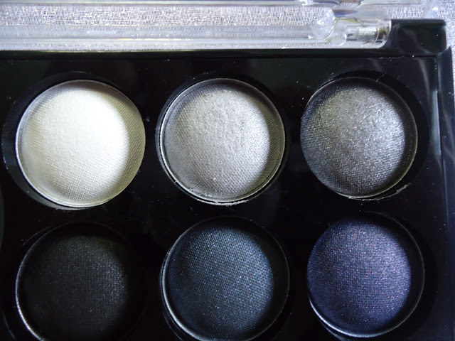 Beauty UK Eye Shadow and Eye Liner Palette No. 3 Smoke Screen Swatches