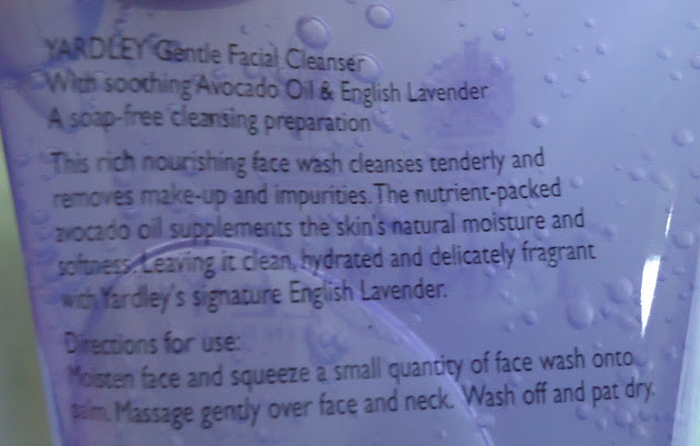 Yardley English Lavender Gentle Cleansing Face Wash Review