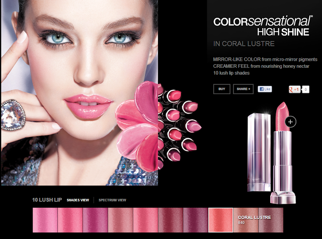Maybelline Colorsensational High Shine Lipsticks