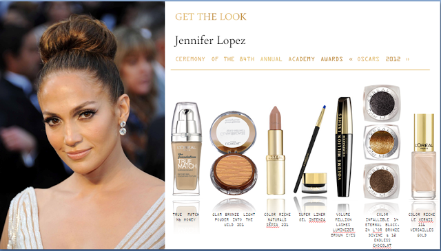 Oscars 2012- Get the Look with L'oreal Paris !!