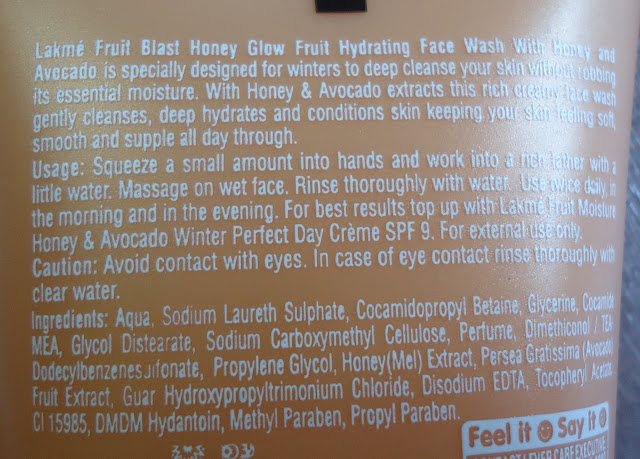 Lakme Honey Glow Hydrating Face Wash Review