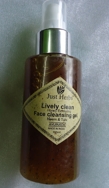 Just Herbs Livelyclean Honey Exfoliating Face Cleansing Gel Review