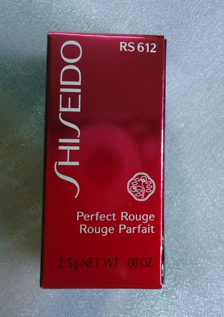 Shiseido Perfect Rouge Lipstick RS 612 Gilded Wine Review, Swatches