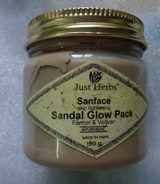 Just Herbs Sanface Skin Tightening Sandal Glow Pack Review