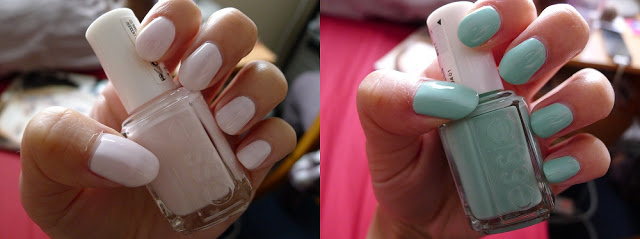 Essie Nail Polish Fiji, MInt Candy Apple- Review, NOTD