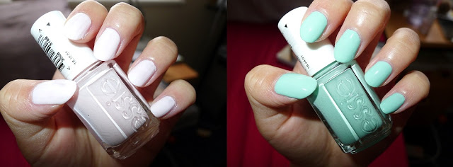 Essie Nail Polish Fiji, MInt Candy Apple- Review, NOTD