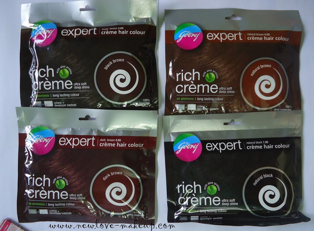 Godrej Expert Rich Crème Hair Colour Review - New Love - Makeup