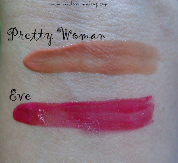 L'oreal Paris Shine Caresse Lip Colors Eve and Pretty Woman Review, Swatches