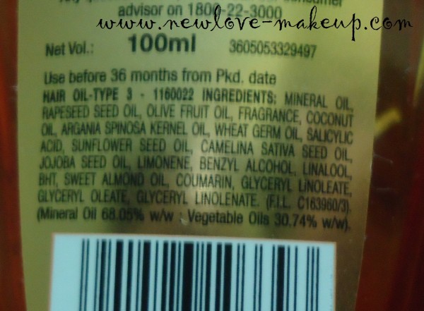 L'oreal Paris 6 Oil Nourish Extraordinary OIl Review