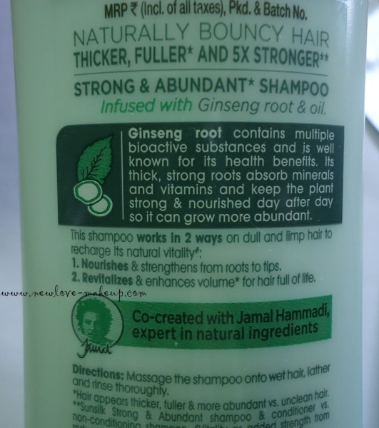 Sunsilk Natural Recharge Shampoo, Conditioner