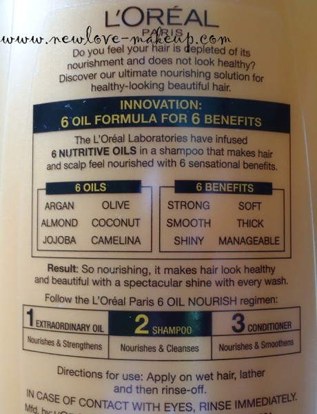 L'oreal Paris 6 Oil Nourish Shampoo and Conditioner Review