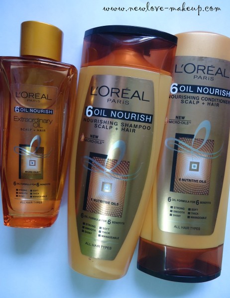 L'oreal Paris 6 Oil Nourish Extraordinary OIl, Shampoo and Conditioner Review