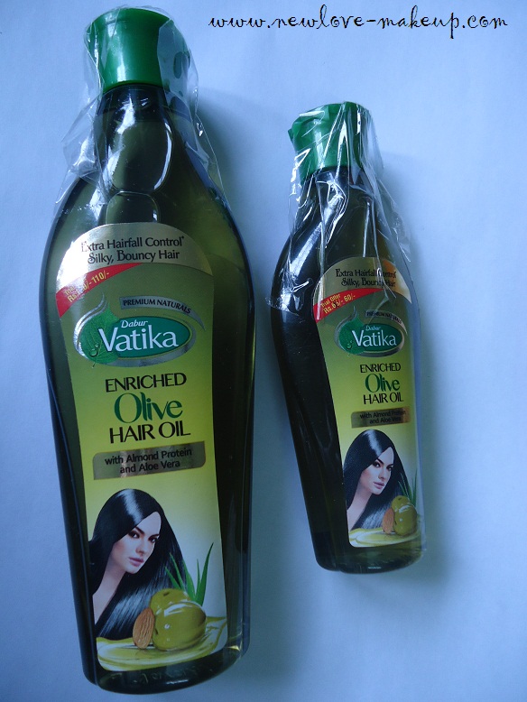 Dabur Vatika Enriched Olive Hair Oil Review - New Love - Makeup