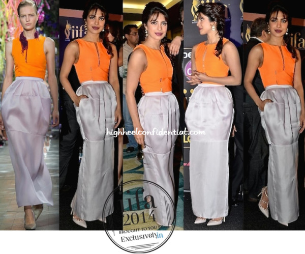Priyanka Chopra in Dior at IIFA 2014 Promotions