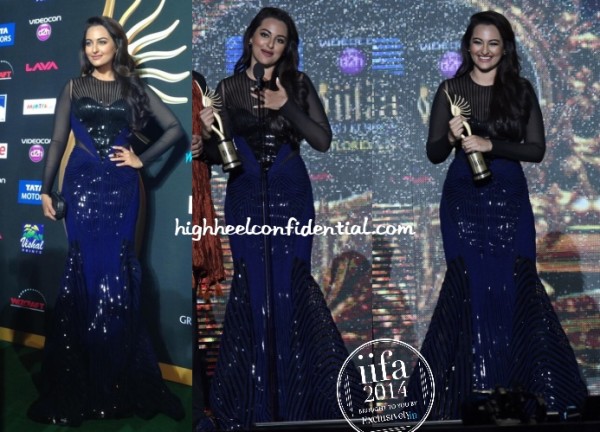 sonakshi-sinha-amit-aggarwal-iifa-awards-2014-blue-gown