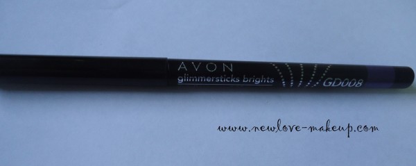Avon Glimmersticks Ultra Brights Eyeliner GD008 Purple Punch Review, Swatches, EOTD
