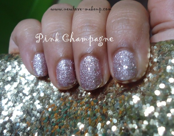 Maybelline Color Show Glitter Mania Collection Pink Champagne Review, Swatches, NOTD