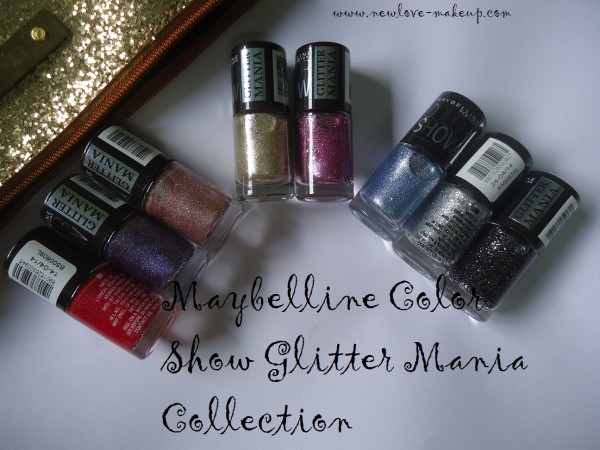 Maybelline Color Show Glitter Mania Collection  Review, Swatches, NOTD