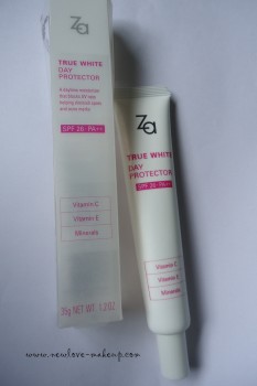 ZA True White Day Protector SPF26 PA++ Review