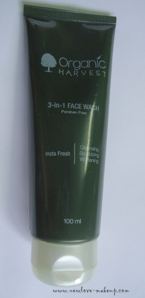 Organic Harvest 3-in-1 Face Wash Review