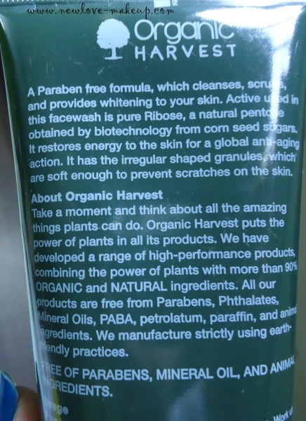 Organic Harvest 3-in-1 Face Wash Review