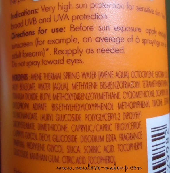 Avene Very High Protection SPF50+ Spray Review, Ingredients, Price