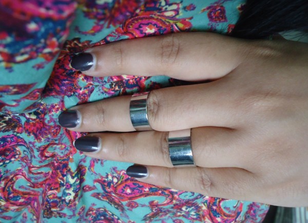 OOTD: Summer Floral Dress, Indian Fashion Blog, Midi Rings, Accessories