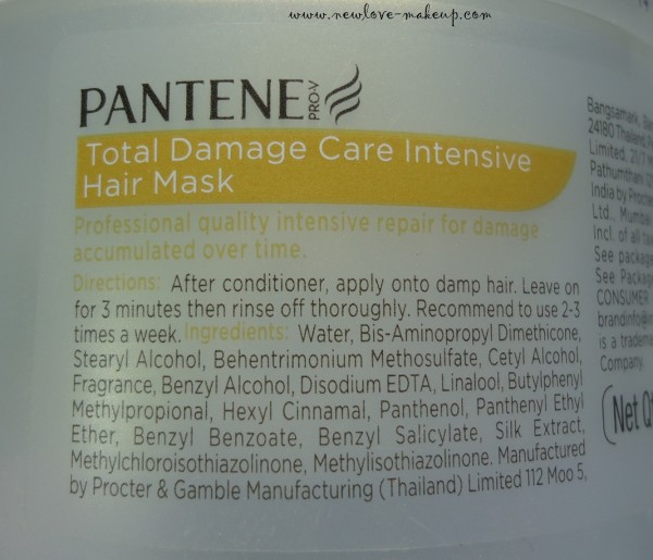 Pantene Pro-V Total Damage Care 10 Shampoo,Conditioner,Intensive Hair Mask Review