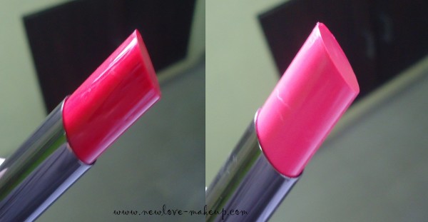 Lakme Absolute Gloss Addict Lipsticks Red Delight,Desert Rose Review,Swatches