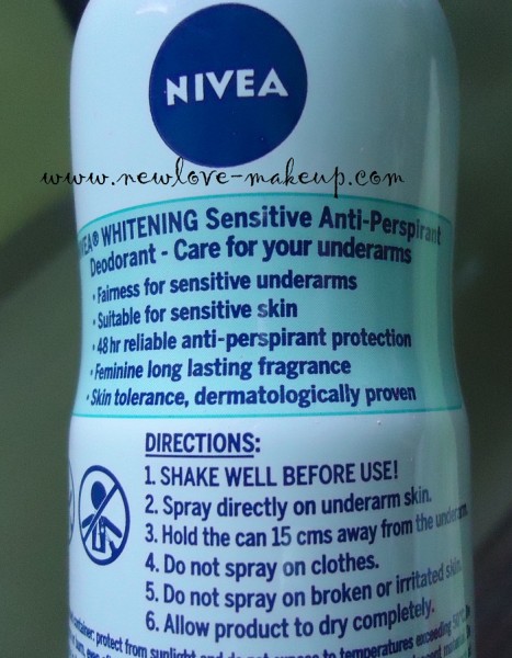 Nivea Whitening Sensitive Deodorant Review