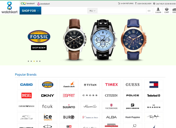 Shopping for Watches Online from Watchkart.com