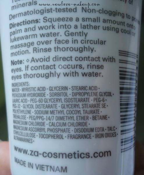 ZA True White Cleansing Foam, Toner, Night Cream Review