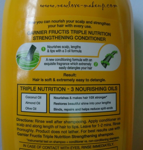 Garnier Fructis Triple Nutrition Shampoo, Conditioner Review