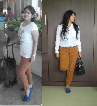 OOTD: Airport Travel/Friday Dressing with One Pants, Indian Fashion Blog, Indian Lifestyle blog
