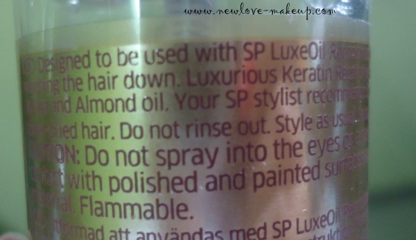 Wella SP Luxe Keratin Boost Essence Leave in Treatment Review