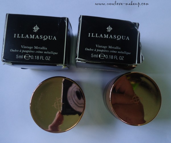 Illamasqua Vintage Metallix in Bibelot, Courtier Review, Swatches