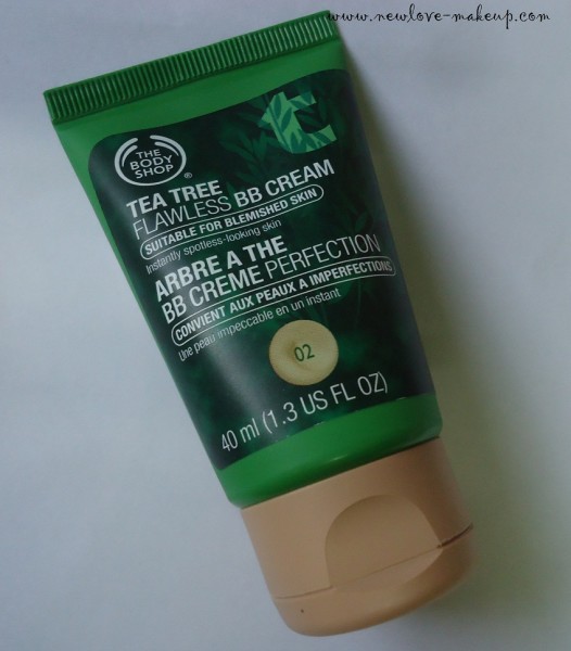 The Body Shop Tea Tree Flawless BB Cream Review, and Swatches, Indian makeup and beauty blog