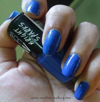 Maybelline ColorShow Bright Sparks Blazing Blue NOTD, New Launch Maybelline India