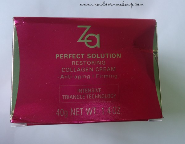 ZA Perfect Solution Restoring Collagen Cream Review, Indian makeup and beauty blog