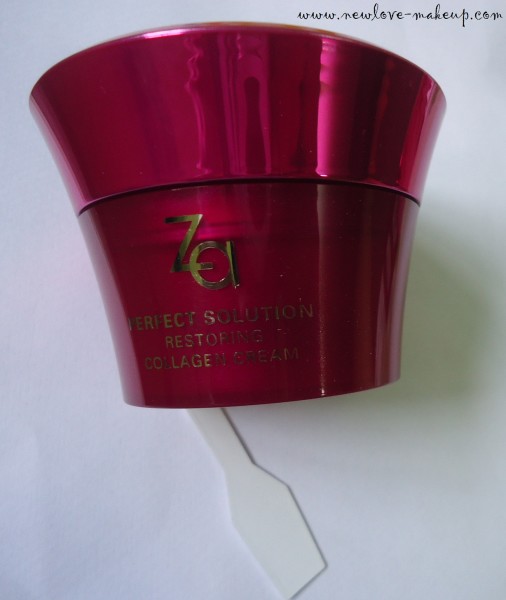 ZA Perfect Solution Restoring Collagen Cream Review, Indian makeup and beauty blog